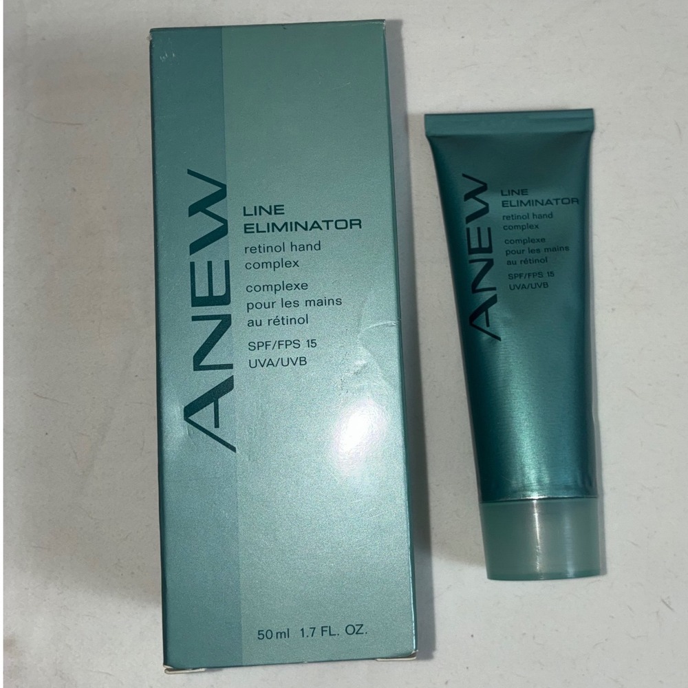 Avon ANEW Line Eliminator Retinol Hand Complex SPF 15 1.7 oz Discontinued NIB